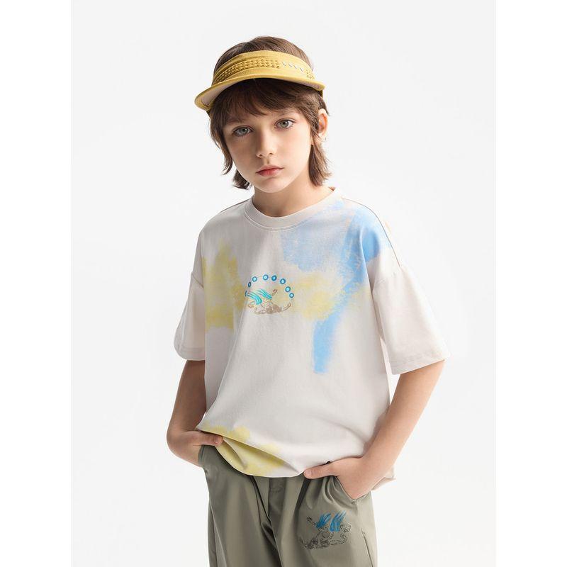 [Moisture-Absorbing and Quick-Drying] Mqd Children's Clothing Boys' Short-Sleeved T-Shirt Summer New Round-Neck Children's Loose Top