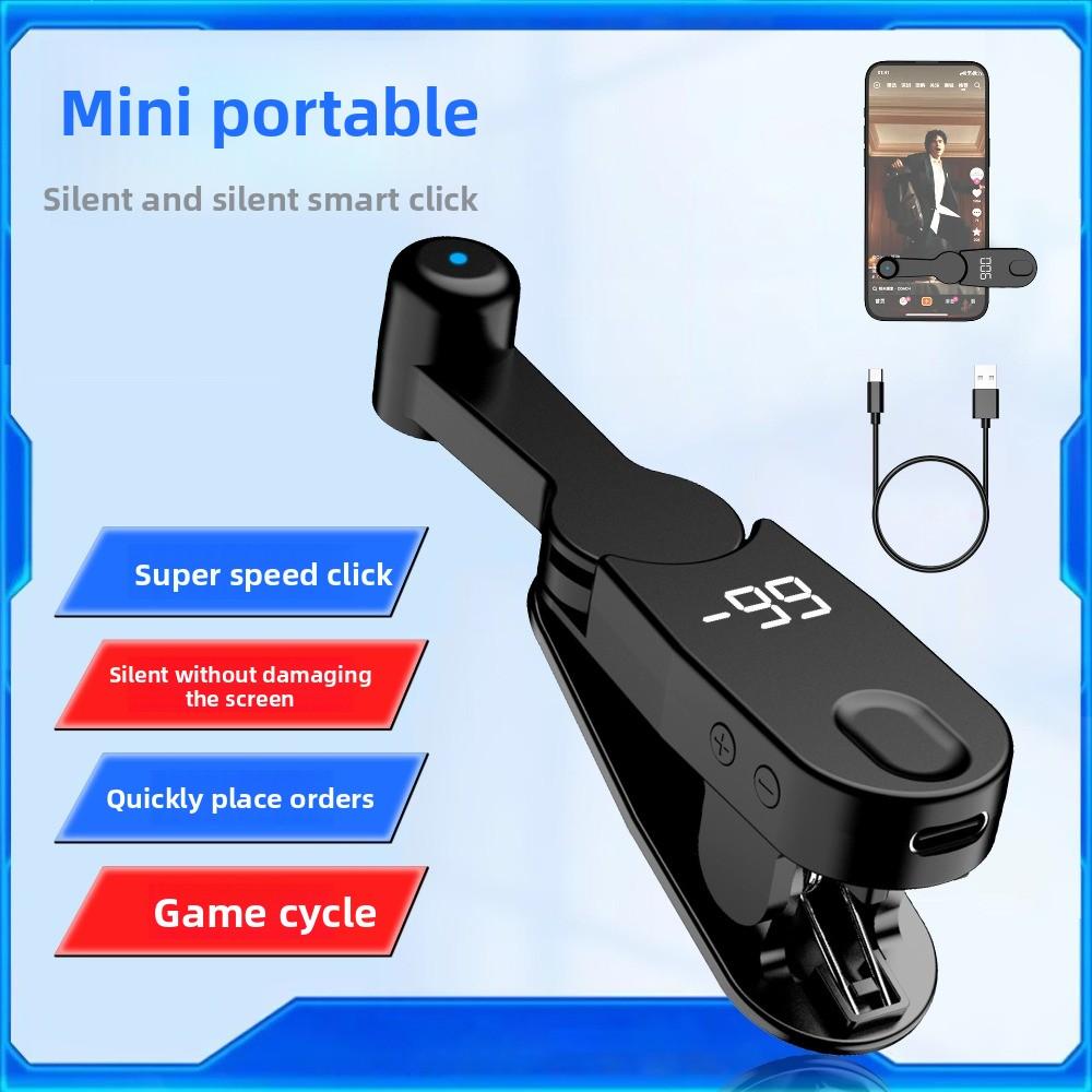 USB Interface Auto Screen Clicker Mini Mobile Phone Screen Clicker Screen Tapper  Cell Phone