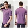 Shanshan Men's Silk Blend Polo T-Shirt