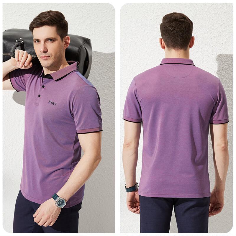 Shanshan Men's Silk Blend Polo T-Shirt