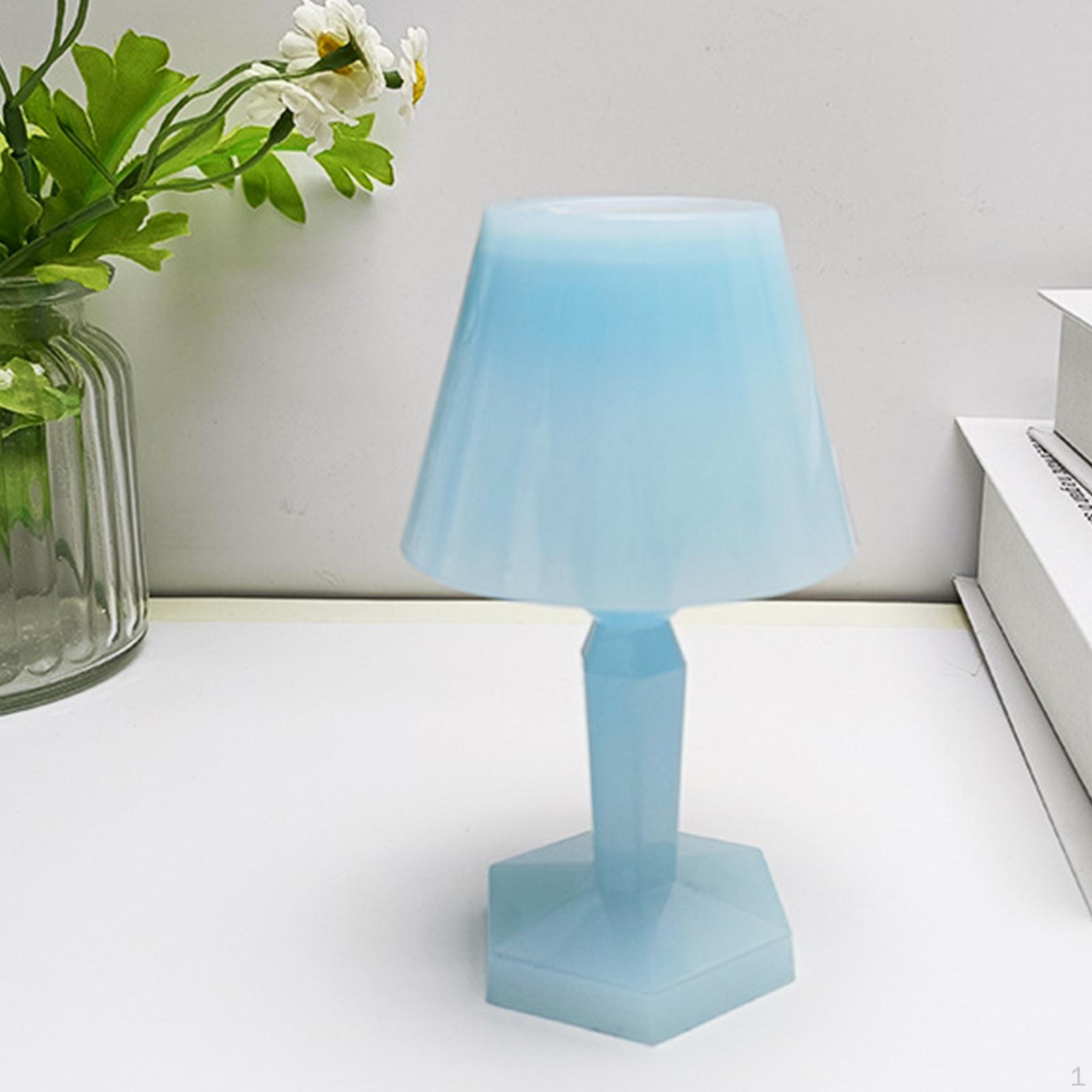 

Bedside Lamp, Kids Mini Table Small Lamps for Bedroom, Living Room, синій