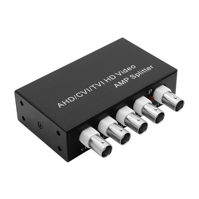 

Metal Housing AHD CVI TVI BNC Video Distributor Unit Supports Various Camera Associations With 1 Input And 4 Outputs 1