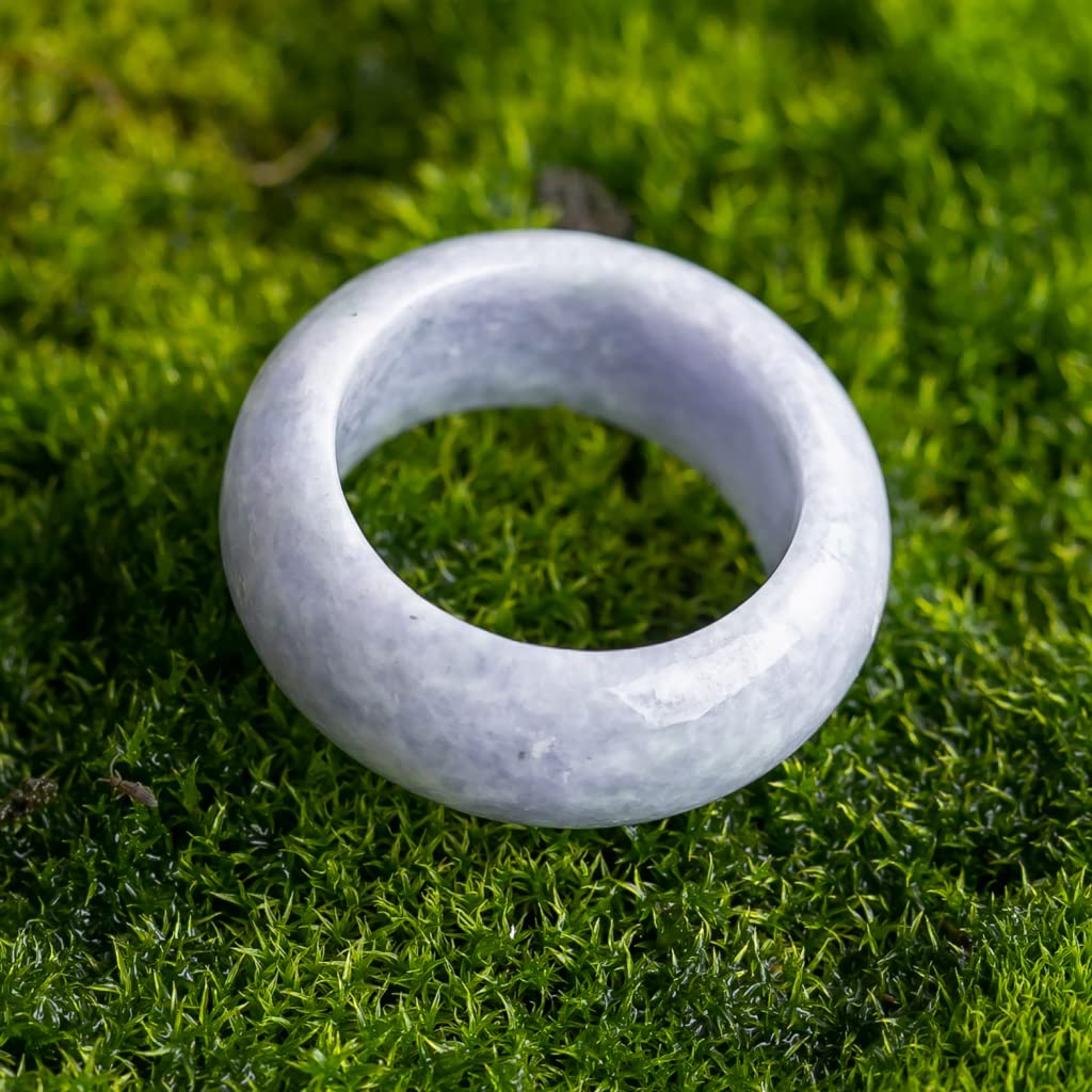 Size 10 Itoigawa Natural Jadeite Lavender Hollow Japanese National Jomon Power Stone Jadeite Workshop Special Paulownia Wood Quality Certificate