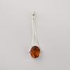 Citrine Gemstone 925 Sterling Silver Women Jewelry Women Wedding Pendant 1.79" PP-69-7