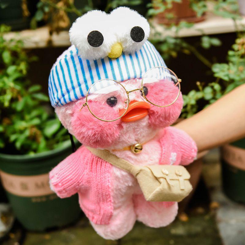 Adorable 30cm Lalafanfan Cafe Mimi Yellow Duck Costume Plush Toy For Kids And Home Decor