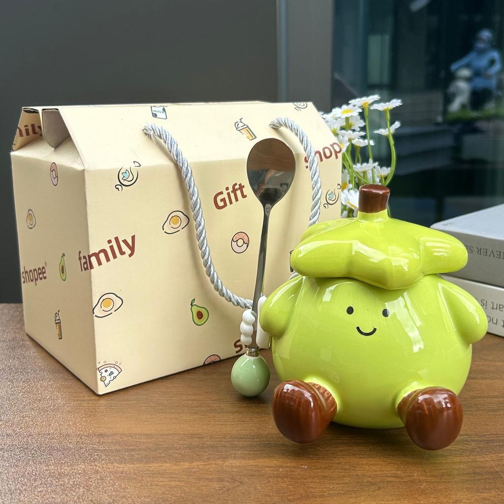 Cute Funny Eggplant Mug Ceramic Cup Boy Cup Birthday Gift Girl Practical Graduation Season Teacher's Day