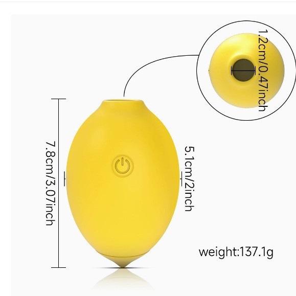 Lemon Vibrator: Powerful Clitoral Suction & Licking, Portable Female Masturbator for Instant Orgasm - Hot Selling Adult Toy