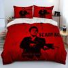 3D Movie Scarface Tony Bedding Set Printed Bed Set With Pillowcase Bed Duvet Cover Soft Single Double Queen Super King Size