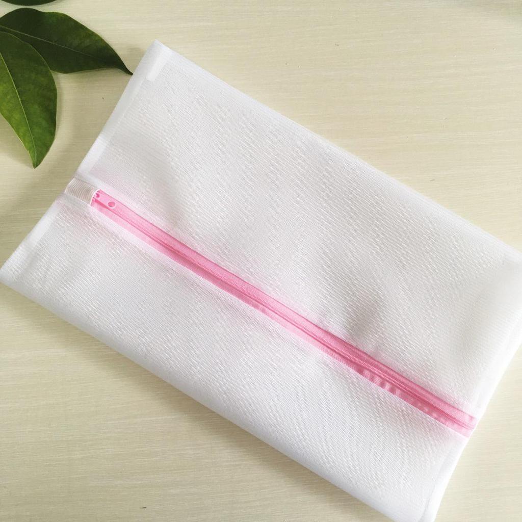 Thickened Fine Mesh Zipper Laundry Bag Set for Lingerie Care