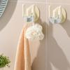 2Pcs Wall Mounted Slippers Rack Strong Bearing Capacity Shoe Drying Rack Slipper Hook  Toilet
