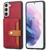 Suitable for Samsung S22 mobile phone case iPhone15 calf pattern back cover card wallet anti-drop protective case A05
