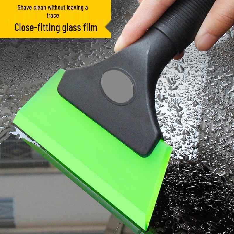 5-Inch Soft Rubber Wiper for Car Glass & Bathroom with Anti-Slip Handle