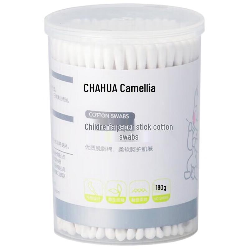 Camelia Kids Paper Stick Cotton Swabs