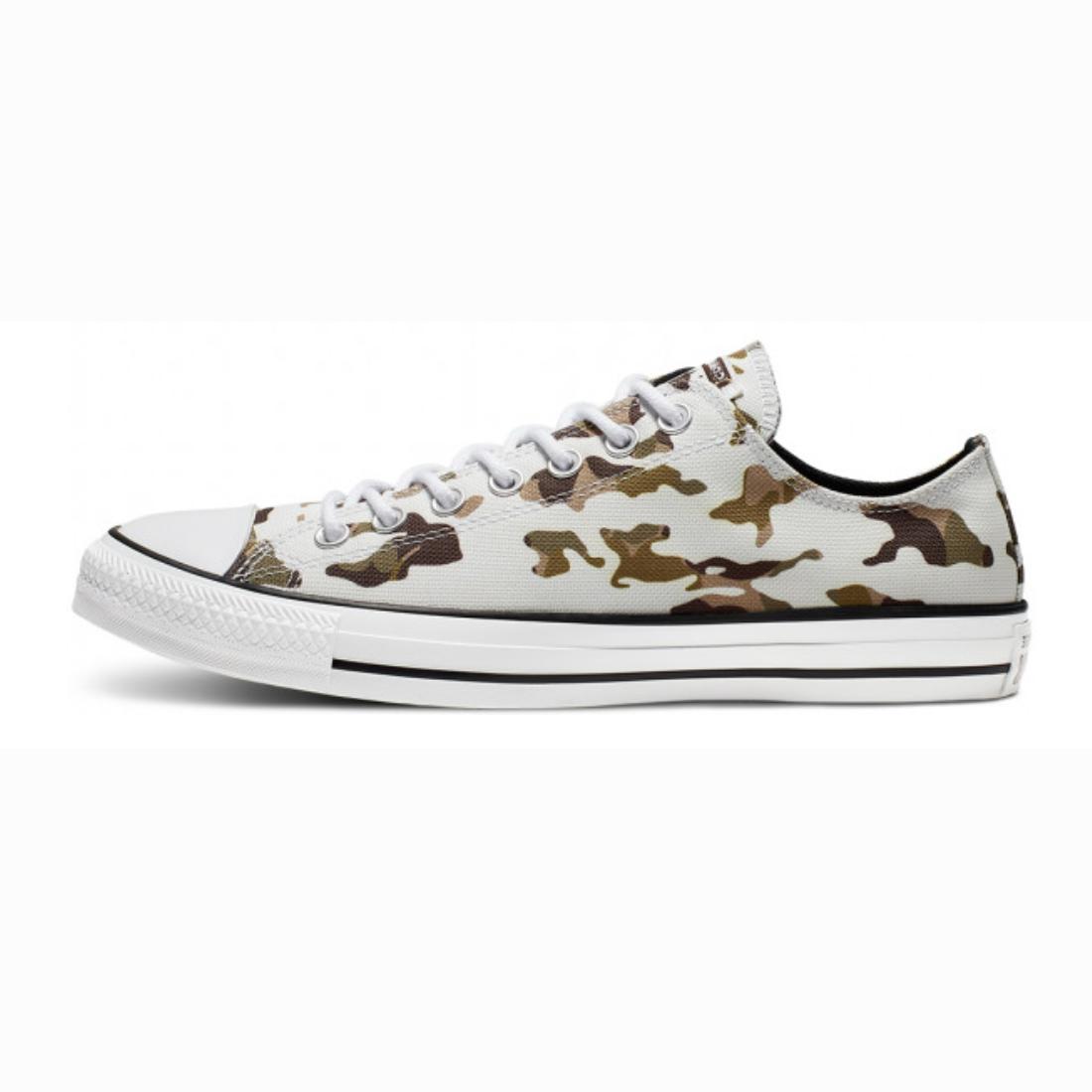 

Converse Chuck Taylor All Star Allover Camo Low Top White Grey 166177C 40