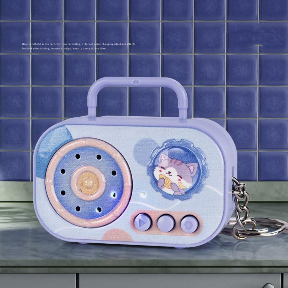 Multi-color Recorder Keychain Cartoon Animal Bag Ornament Creative Recorder Key Chain  Gift