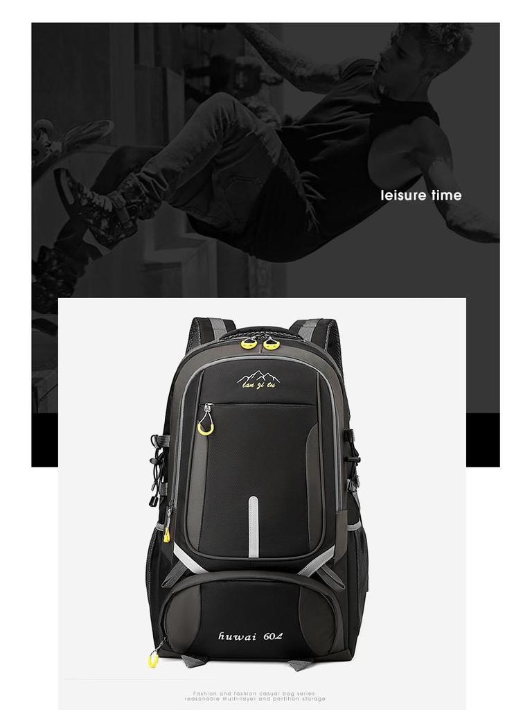 Unisex-Wander- und Campingrucksack mit großem Fassungsvermögen: Multifunktional für Reisen und Outdoor-Abenteuer