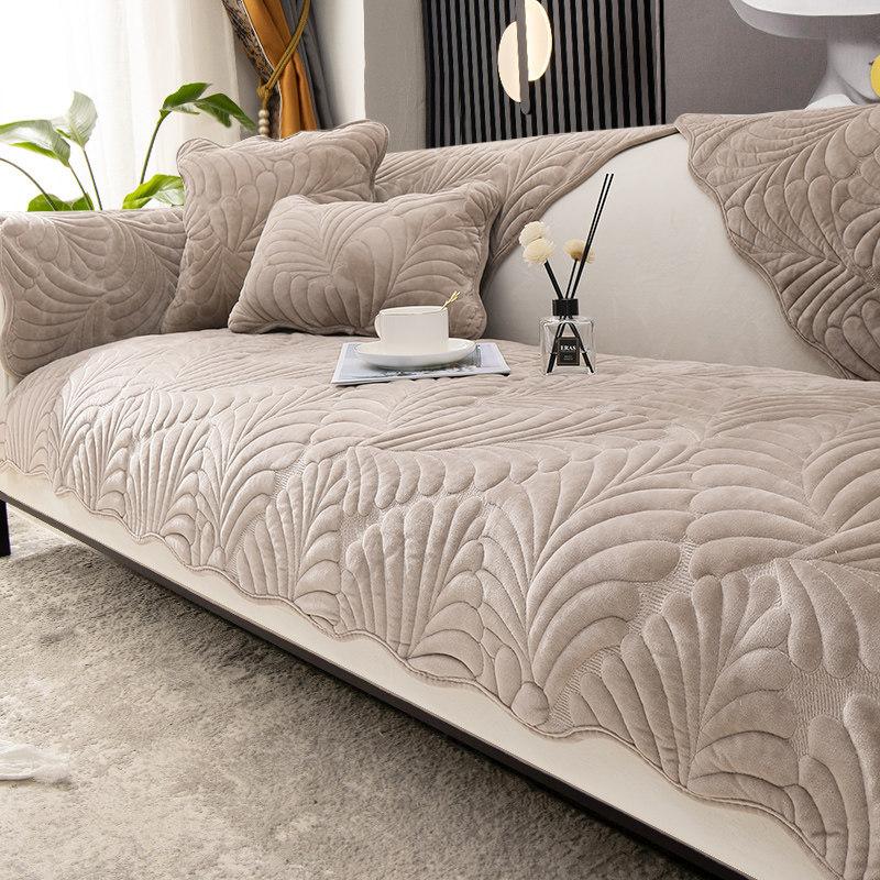 Thickening Sofa Cushion Non-Slip Stain-Resistant Affordable Luxury Style Sofa Cover Universal Cover High-Grade Sofa Slipcover Universal