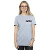 NASA Womens/Ladies Johnson Worm Pocket Print Cotton Boyfriend T-Shirt