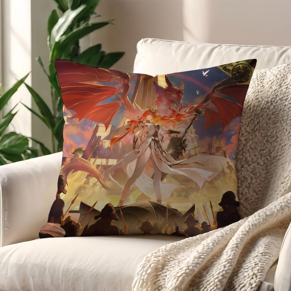 Game AUGUSTA Wuthering Wave cushion cover Pillow Cover Decoration Room Home Sofa living Office Car Nordic Simplicity