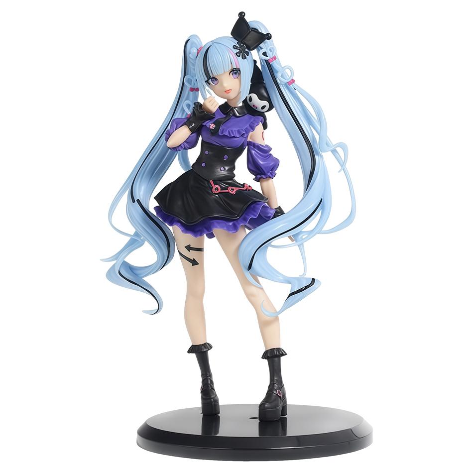 Hot Anime Anime Goddess Dopamine Hatsune Miku Figure Cherry Hatsune Miku Handmade PVC Model Anime Surrounding Cute Ornaments