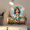 AFG3884 Green Luminous Removable Wall Sticker for Girls