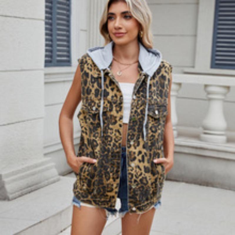 Elastic-waist Drawstring Casual High-waisted Furred Denim Shorts