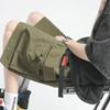 2026 New Fashion Summer Men's Shorts Solid Color Big Pocket Cargo Shorts Casual Knee Length Shorts For Men
