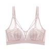 Breathable Sexy Ultra-thin Seamless Lace Underwear Women's Breasts Small Steel-free Bras Gather and Shrink Bras To Prevent Sagging