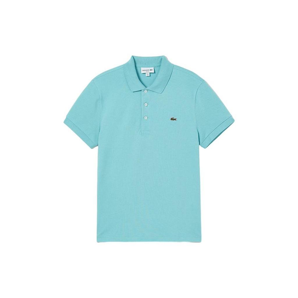 LACOSTE Polo Shirts Men's Tide Blue Polo Collar Moderate Straight Fit PH7937-BVG