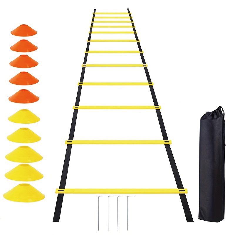 Adjustable Multi-Functional Agility Ladder for Speed & Fitness Training