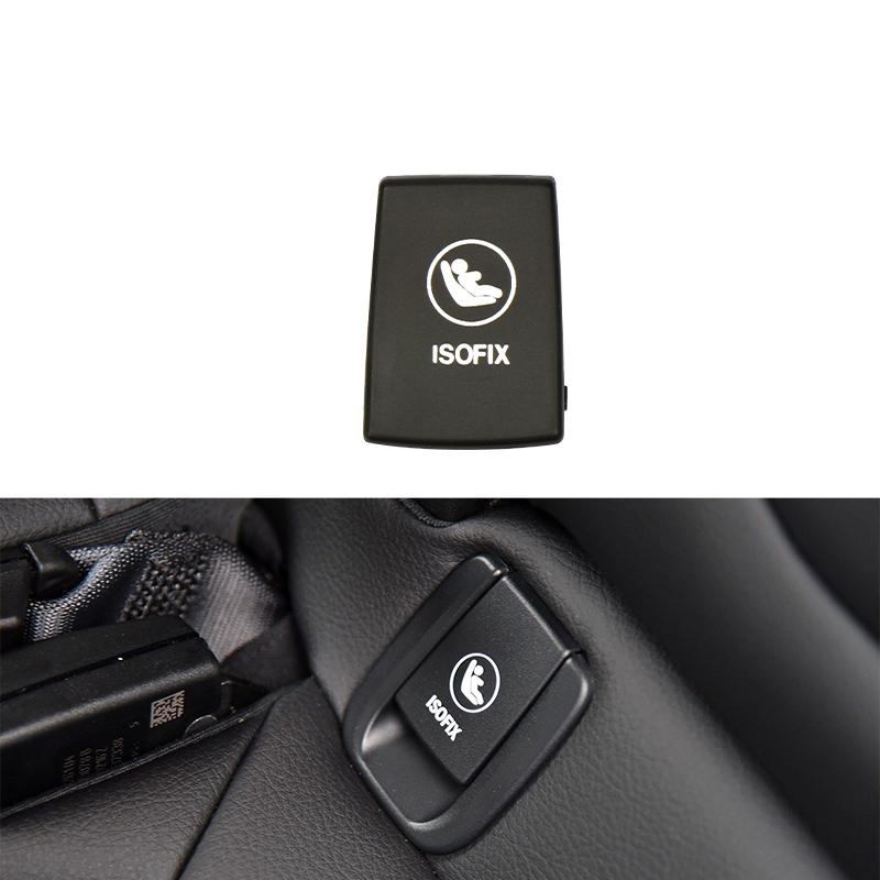 Car Rear Seat Child Restraint Anchor ISOFIX Button Connector Cover For BMW 2 Series F45 F46 X1 F48 F49 X2 F39