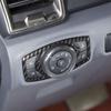 ABS Carbon Fiber Headlight Switch Button Cover Trim Frame For Ford Ranger 15-22