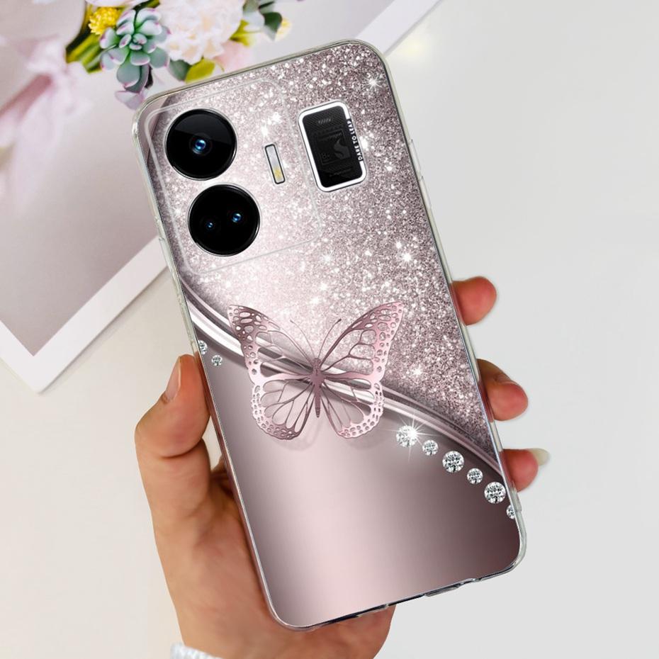 Fashion Pattern Phone Case For Realme GT Neo 5 GT3 240W Soft Silicone TPU Back Cover For Realme GT3 GT Neo5 RMX3706 RMX3709