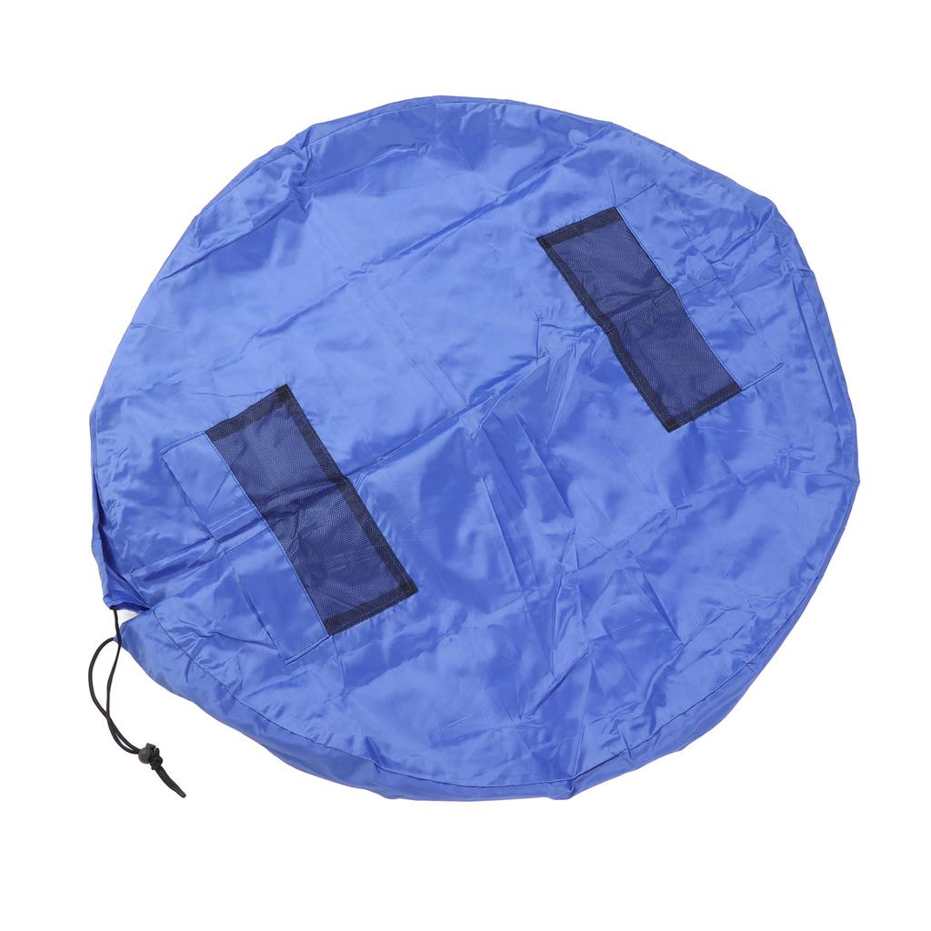 Toy Mat Storage Bag Polyester Waterproof Large Capacity Tear Resistant Multifunctional Drawstring