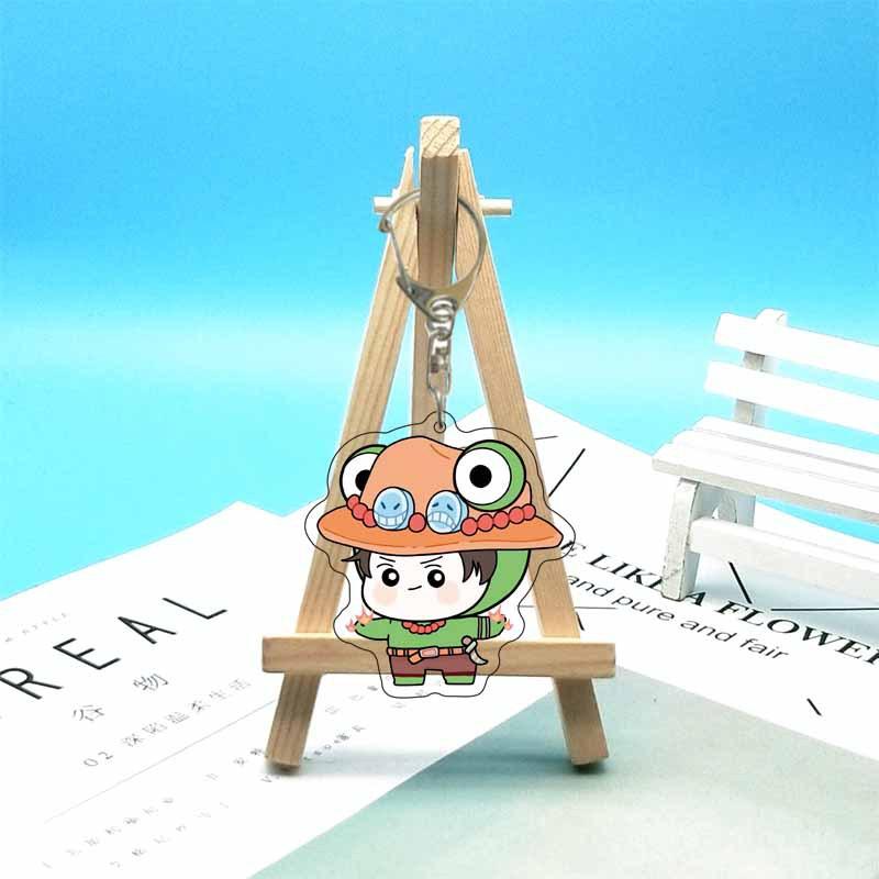 One Piece Luffy, Chopper, Law, Zoro, Ace, Sanji, Sabo Acrylic Keychain
