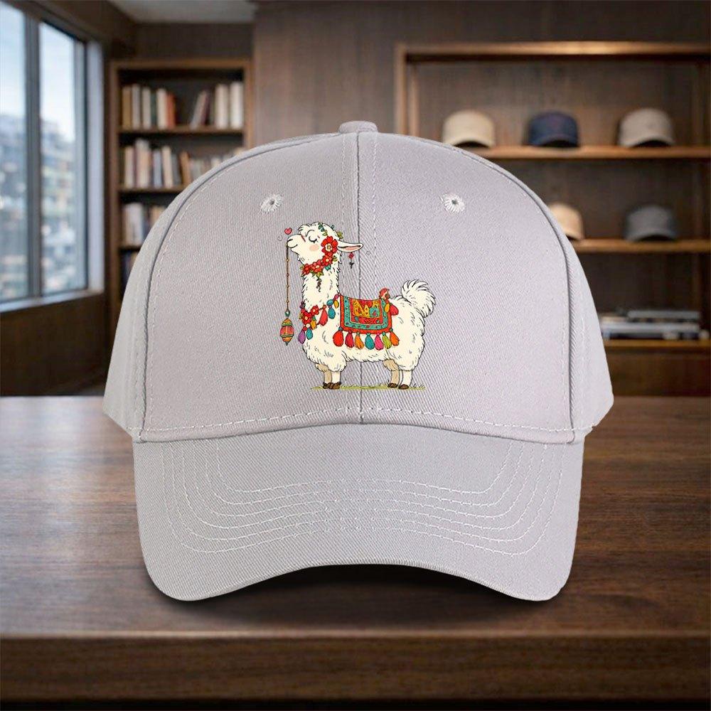 Unisex Alpaca Print Baseball Cap with Buckle Closure  Adjustable Lightweight Hat for Parties Birthdays Graduation  Events