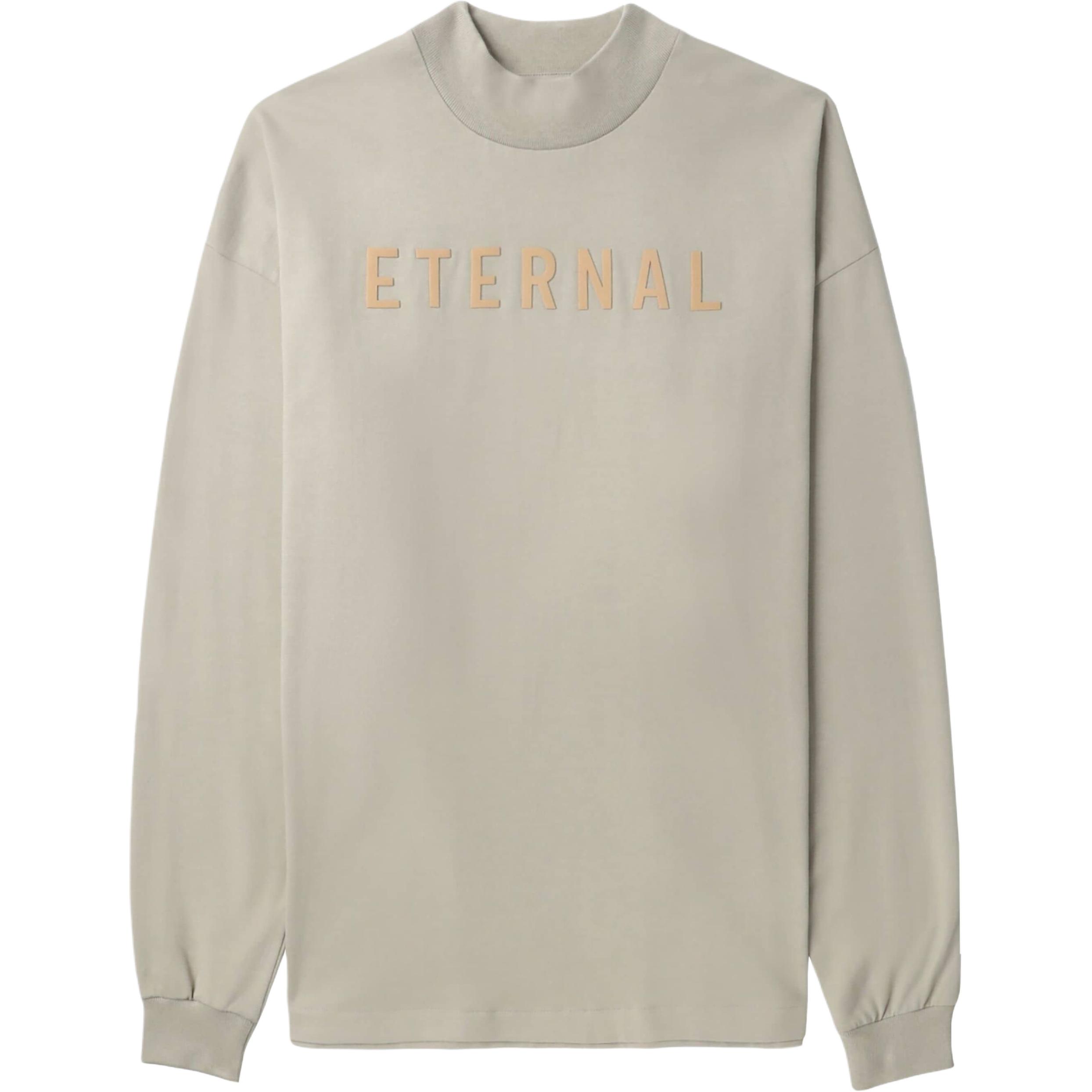 

Fear of God Eternal Long-Sleeve T-Shirt Dusty Beige Men Tops Tan FGE50002AJER252 XL