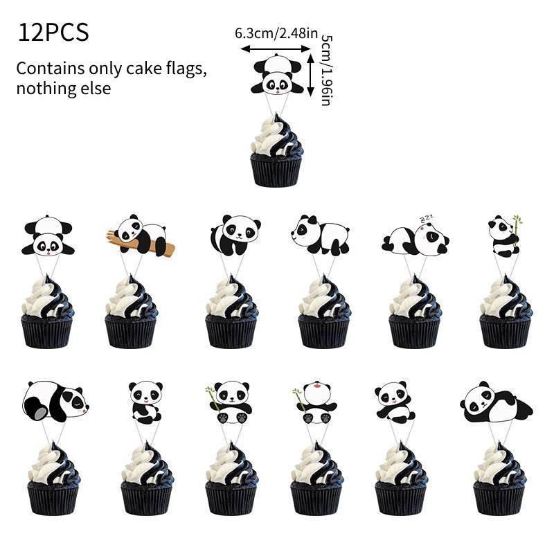 Assorted Theme Birthday Party Balloon Set Includes Flags Cake Toppers And Balloons European Style Decorations 12inch Size