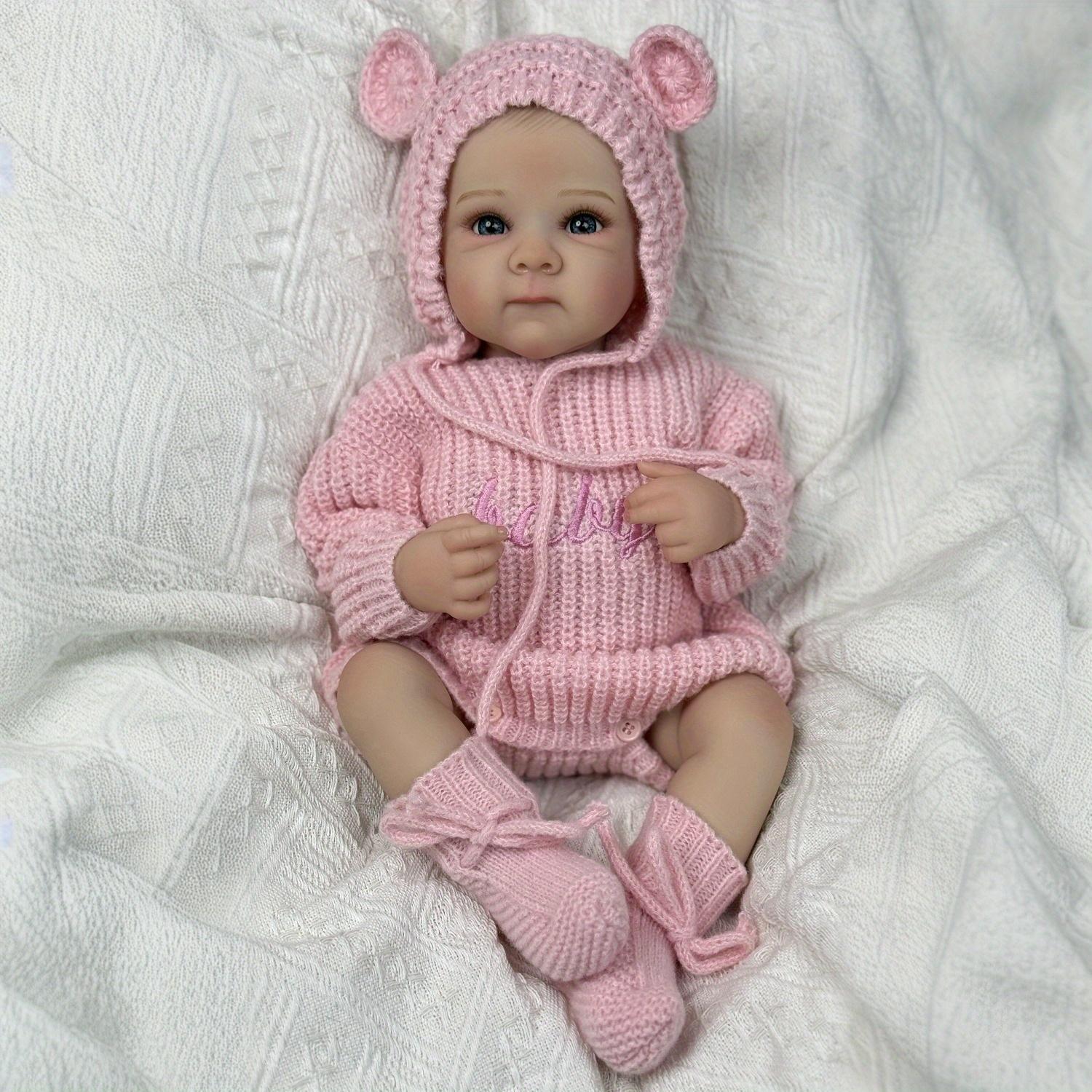 

BZDOLL 19 дюймов 48 см Кукла-реборн для девочки с телом из винила для детей Ручная работа Милые куклы-младенцы Модная Игрушка Подарок на день рождения Играть в домик Игрушка для купания Full vinyl body doll