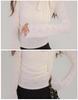 Women's Spring High Neck Lace Base Layer Tee, Slim Fit Long Sleeve Top, Unique and Stunning