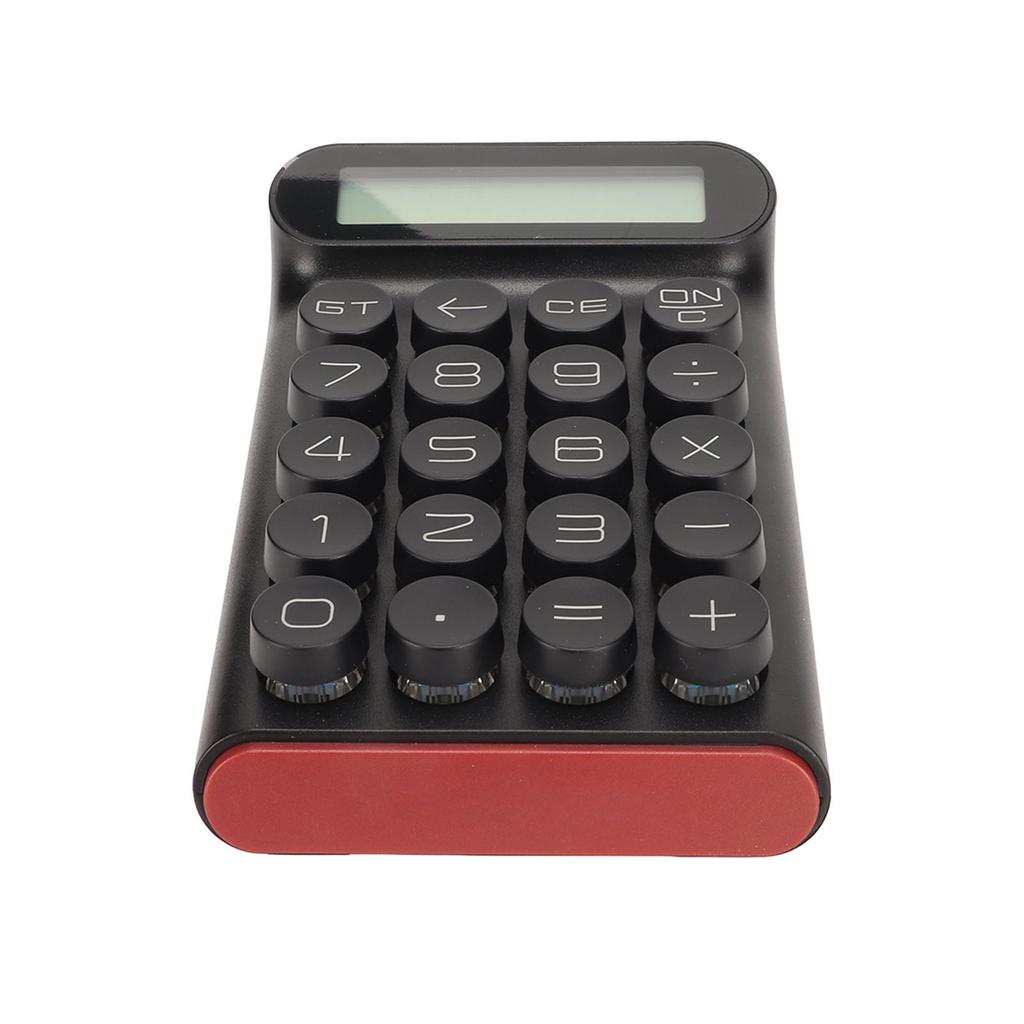 Blue Switch Calculator 20 Keys Intelligent Shutdown Detachable Slip Resistant Mechanical Calculator with 10 Digit LCD