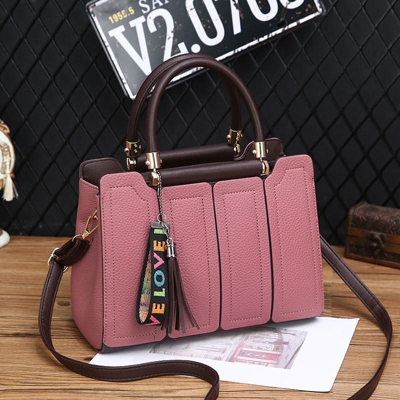 

2023 European And American Fashion Shoulder Bag For Women Stylish And Spacious Cross-border Trend Handbag рожевий
