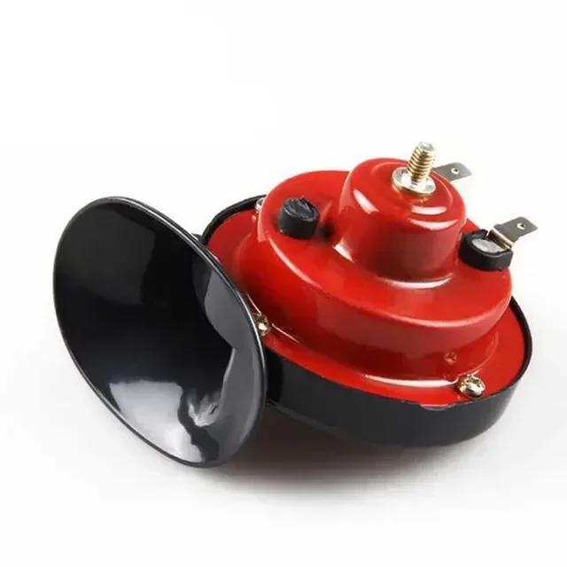 

1/2PCS Waterproof Train Horn Suitable for Trucks, Boats, Cars, Motorcycles, Bicycles, Super Snail Horn, Red, Black, 12V