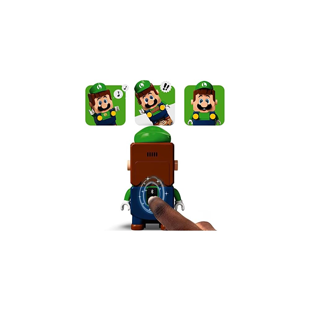 LEGO Super Mario Luigi Starter Set 71387 Adventure Toy for Boys and Girls Educational Figure Game 6 Years and Up