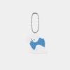 Blue Big Ribbon Ppokku Acrylic Keyring