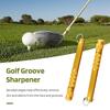 Golf Grooves Sharpener Portable Alloy Golf Club Wood Iron Wedge Head Cleaner Sharpening Re-Grooving Tool Golf Accessories