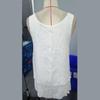 Women's Summer Tops Sleeveless Tank Tops Casual Flowy Loose Tunics Shirt Double Layers Ruffle Blouses Tunics gIFTS