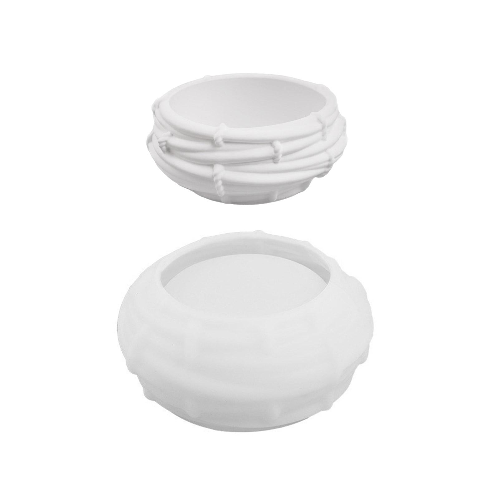 

Силиконовая форма для подсвечника в форме птичьего гнезда, формы для поделок, формы для суккулентных растений, силиконовая текстура для чашки для свечей L