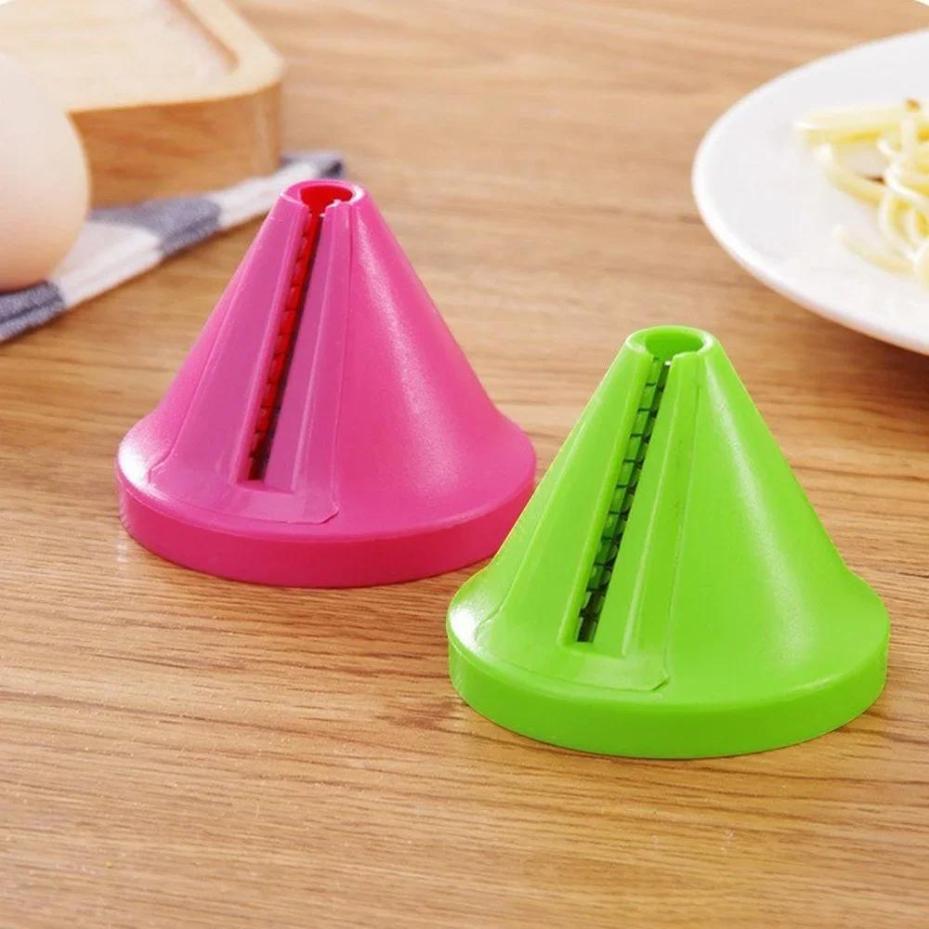 1 Stück Trichter Modell Küchengerät Gemüseschneider Reibe Gerät Kochen Salat Karotte Küchenzubehör