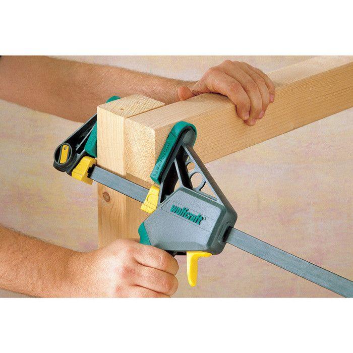 Einhandzwinge EHZ PRO 100-150 mm - WOLFCRAFT - Robust und leistungsstark - Spannkraft bis zu 120 kg